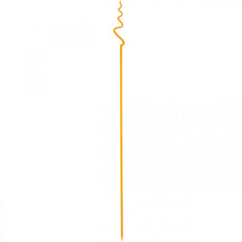 Artículo Varilla para orquídeas Orquídeas enrejadas de plástico naranja Al. 64 cm