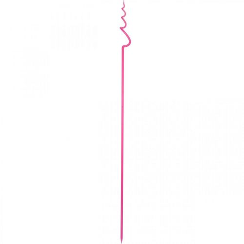 Artículo Varilla para orquídeas Soporte rosa de plástico Varilla para plantas de orquídeas Al. 64 cm