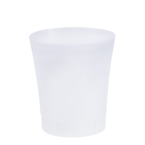 Floristik24 Maceta de orquídeas de plástico blanco Ø12,5cm A14cm, 1pza