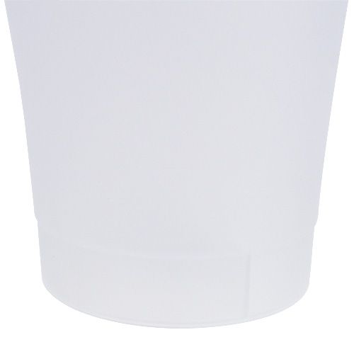Floristik24 Maceta de orquídeas de plástico blanco Ø12,5cm A14cm, 1pza