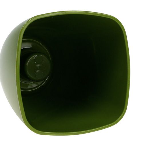 Artículo Macetero orquídea brillante Ø12,5cm verde oliva 1ud