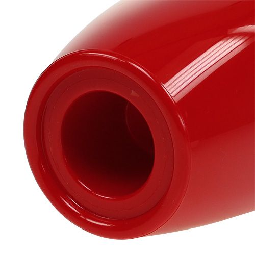 Artículo Maceta para orquídeas brillante Ø12,5cm rojo, 1 ud