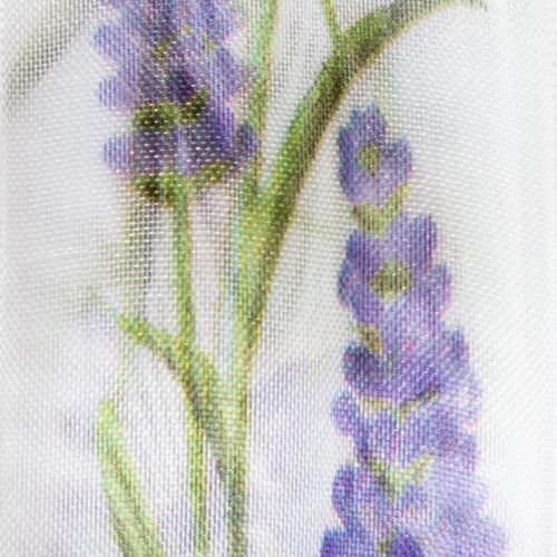 Artículo Cinta de organza, cinta de gasa, cinta decorativa, lavanda, 40 mm, 20 m