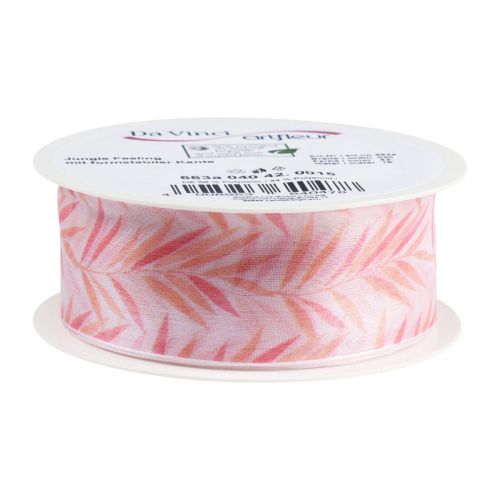Artículo Cinta de organza cinta de gasa naranja selva 40mm 15m
