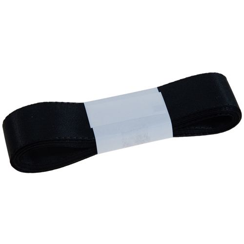 Artículo Cinta decorativa cinta de regalo cinta negra orillo 25mm 3m