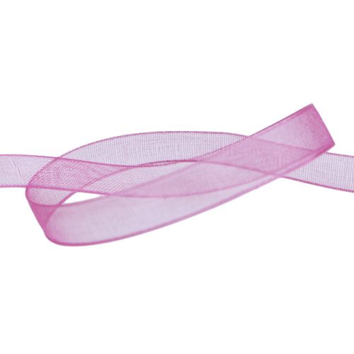 Cinta de organza berenjena 7mm 50m
