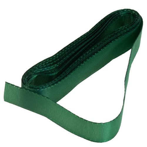 Floristik24 Cinta decorativa cinta de regalo verde orillo verde oscuro 15mm 3m