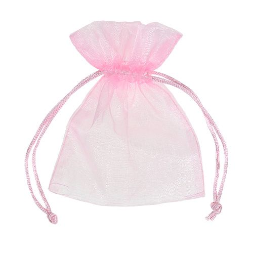 Artículo Bolsa organza rosa 12x9cm 10p