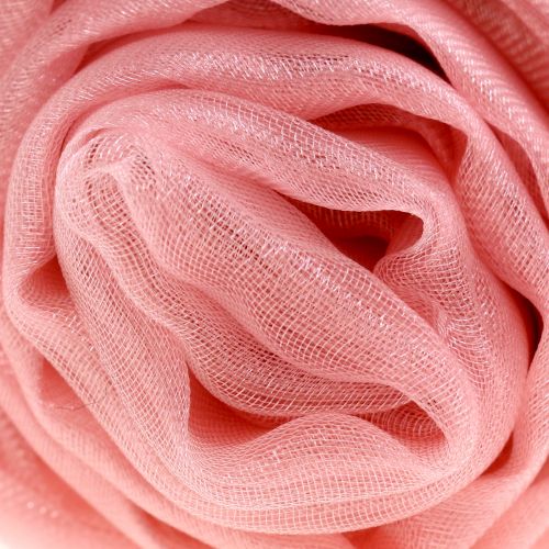 Floristik24 Tela decorativa Organza rosa antiguo 150cm x 300cm