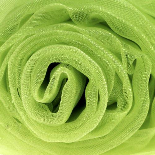 Floristik24 Tela decorativa organza verde 150cm x 300cm