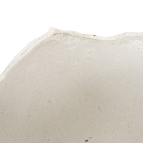 Artículo Huevo de Pascua en nido, nido de pájaro decorativo, colores naturales, Ø9cm H11cm, 4 piezas