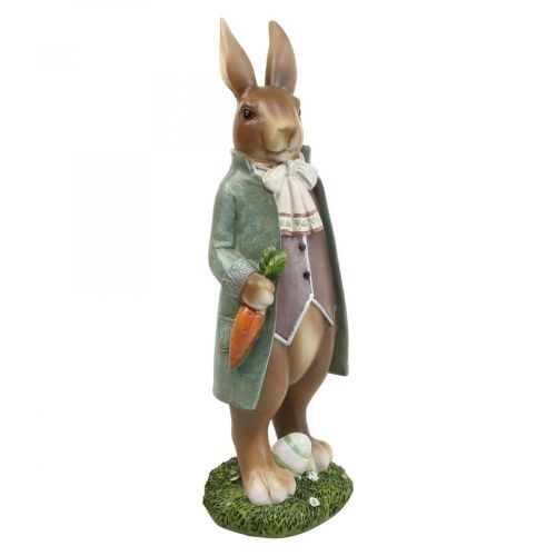 Floristik24 Decoraciones de Pascua deco conejos Figura de conejito de Pascua par de conejos H34cm 2pcs