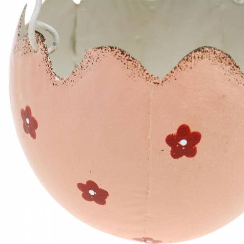 Floristik24 Decoración Pascua colgante cáscara de huevo para plantar metal Ø10m