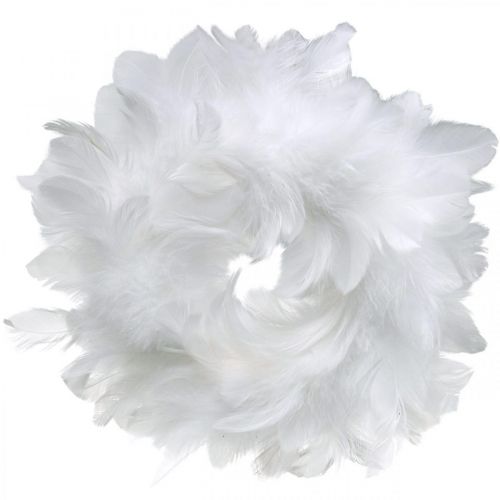 Floristik24 Guirnalda primavera decoración Pascua blanco Ø16cm decoración primavera