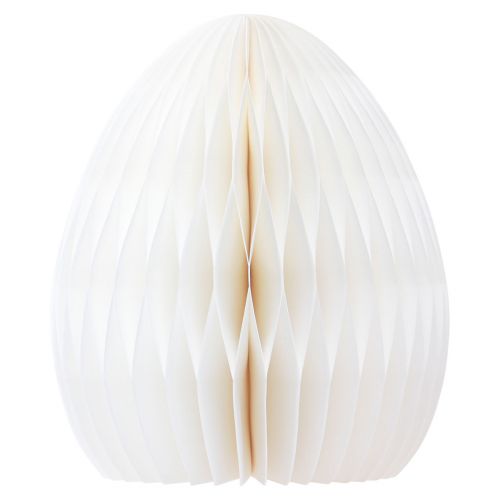 Floristik24 Huevo de panal de papel decorativo de Pascua para colocar crema de panal Al 30 cm