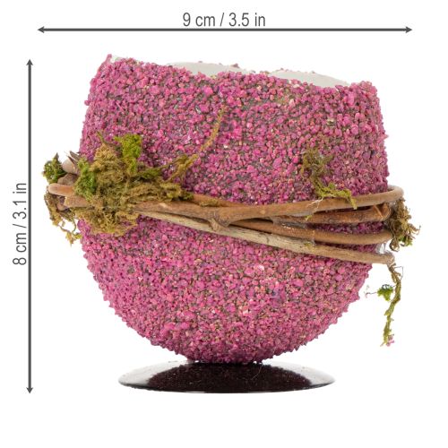 Artículo Cuenco decorativo con forma de huevo de Pascua para decorar la mesa de primavera o Pascua, 9 cm, 4 piezas