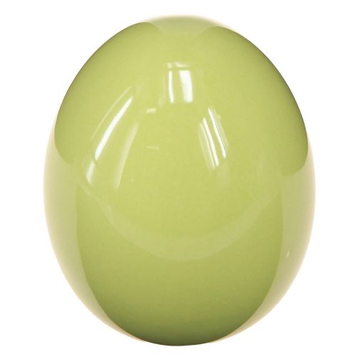 Artículo Huevos de Pascua huevos de cerámica pastel brillante surtido 8×10cm 4 piezas