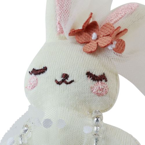 Artículo Conejito de Pascua decoración conejita peluche 12cm 5uds