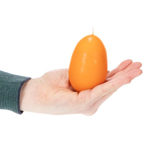 Artículo Vela en forma de huevo para decoración de Pascua, ambiente de Pascua perfecto en la casa, 9cm, 20h, 6 piezas