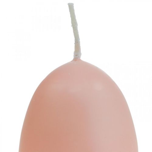 Artículo Velas de Pascua forma de huevo, velas de huevo Pascua Melocotón Ø4.5cm H6cm 6pcs