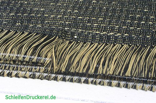 Floristik24 Fleco dorado-negro autoadhesivo 25m