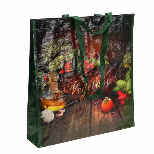 Floristik24 Bolsa de la compra con asas Verduras plástico 38×10×39cm