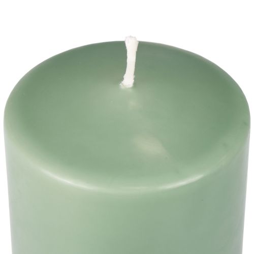 Artículo Vela de pilar PURE velas Wenzel verde esmeralda 130/60mm