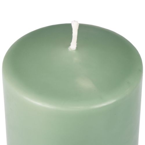 Artículo Vela de pilar PURE velas Wenzel verde esmeralda 90/60mm