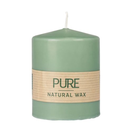 Vela de pilar PURE velas Wenzel verde esmeralda 90/70mm