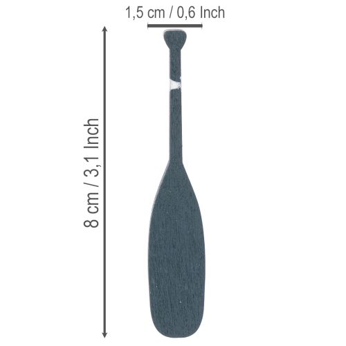 Miniaturas de remos para decoración náutica, 8 cm, 18 piezas | Floristik24.es