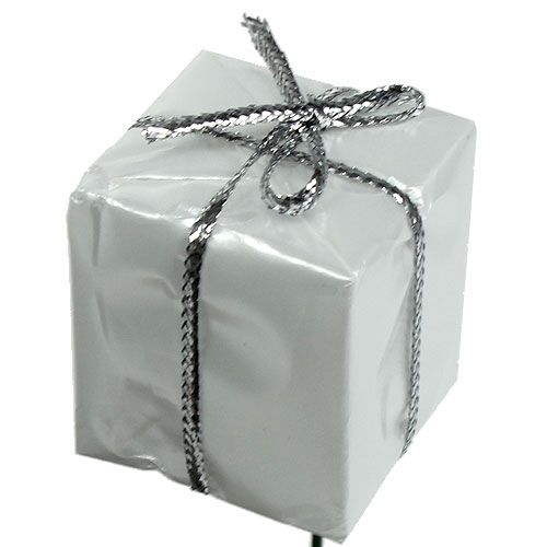 Artículo Enchufe de paquete decorativo blanco 2,5cm 60pcs