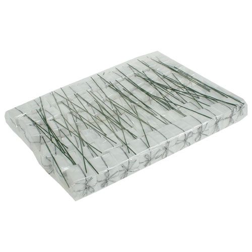 Floristik24 Enchufe de paquete decorativo blanco 2,5cm 60pcs
