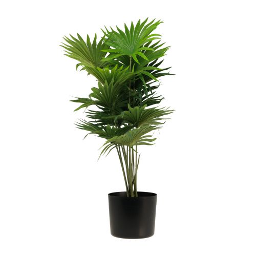 Floristik24 Palmera decorativa palmera plantas artificiales maceta verde 80cm