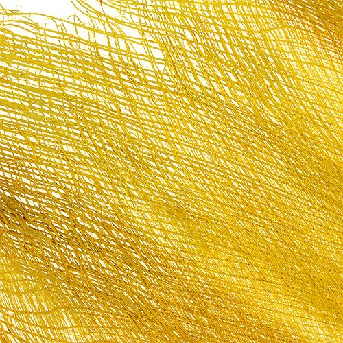 Floristik24 Palma de fibra amarilla 400g