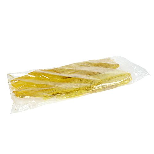 Floristik24 Palma de fibra amarilla 400g