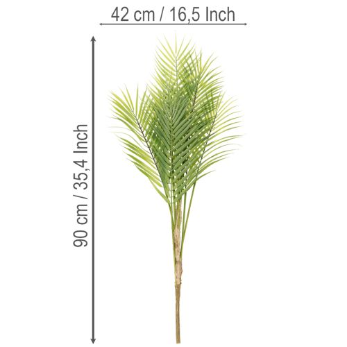 Rama de palma artificial, planta artificial para arreglos florales, 90 cm | Floristik24.es