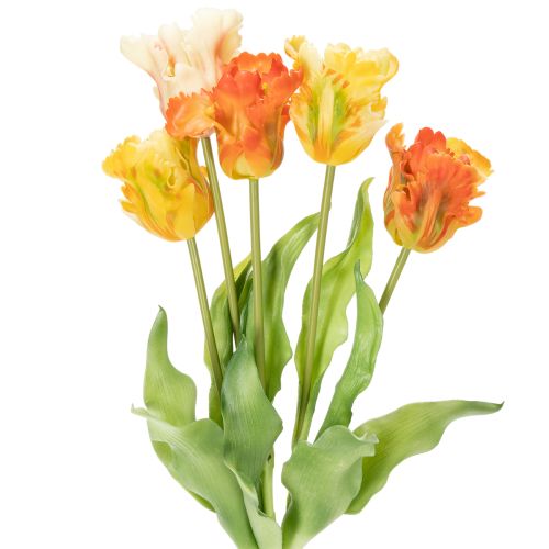 Tulipanes artificiales para una elegante decoración de salón y ocasiones primaverales, 53 cm