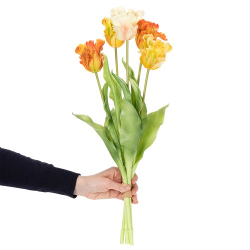Artículo Tulipanes artificiales para una elegante decoración de salón y ocasiones primaverales, 53 cm