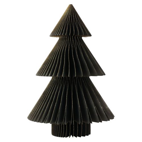 Árbol de Navidad de papel Árbol de Navidad de papel Negro Al. 30 cm