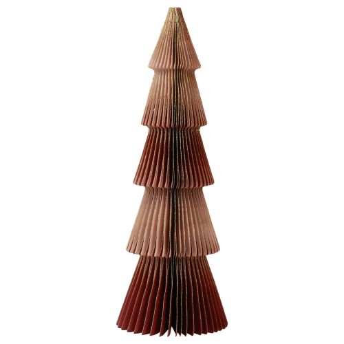 Árbol de Navidad de papel pequeño burdeos Al. 30 cm