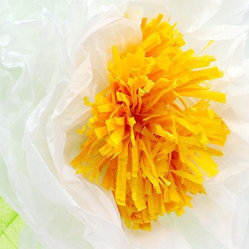 Floristik24 Flor de papel de 28cm para colgar. 2 piezas
