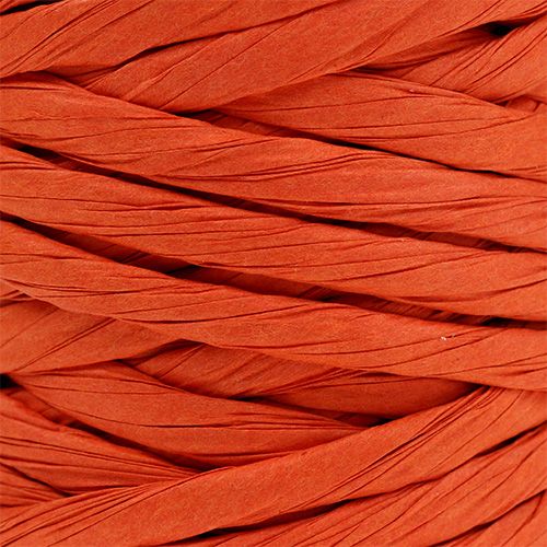Cordon de papel 6mm 23m Naranja