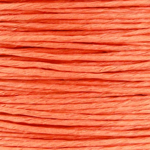 Artículo Cordón de papel envuelto en alambre Ø2mm 100m Naranja