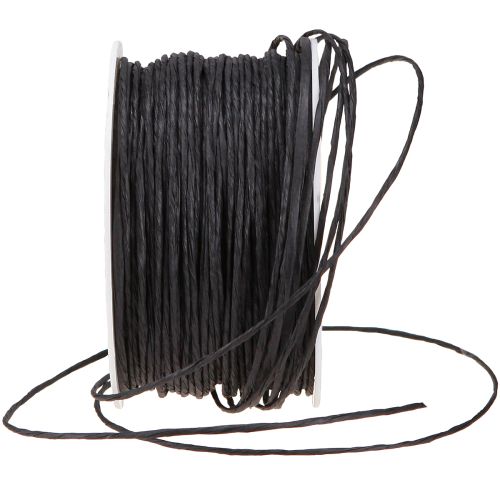 Artículo Hilo de papel envuelto Ø2mm 100m negro