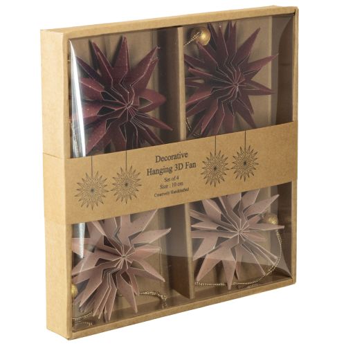 Artículo Estrellas de papel decorativas para colgar, perfectas para decoraciones festivas.