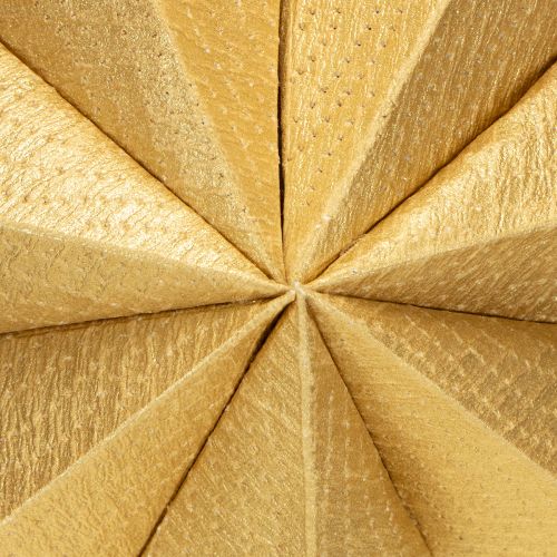 Artículo Estrellas de Navidad de papel, doradas, 45 cm, 3 unidades