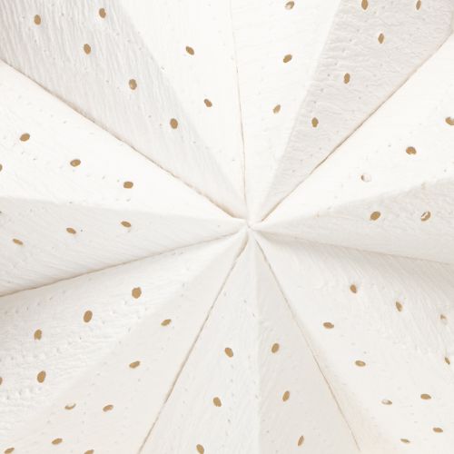 Artículo Estrellas de papel para luces navideñas, blancas, 45 cm, 3 unidades