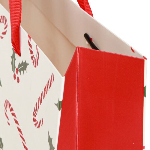 Artículo Bolsa de papel bolsa regalo bastones de caramelo 26×10×32cm 2uds