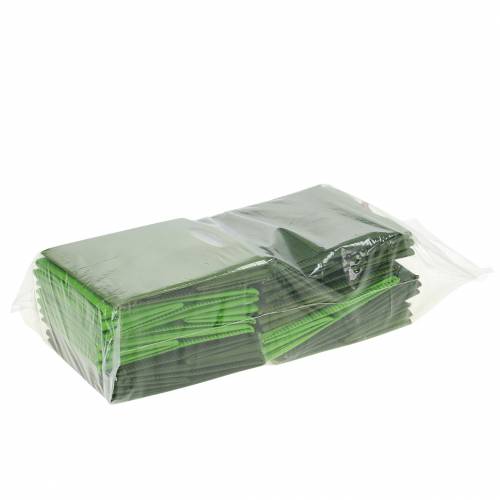 Artículo Bolsa de papel macetero macetero verde mix 10,5cm 12 piezas