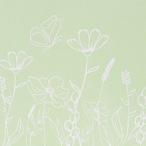 Artículo Bolsa de regalo con diseño floral, bolsa de regalo pequeña para ocasiones especiales, 12 cm, 12 piezas